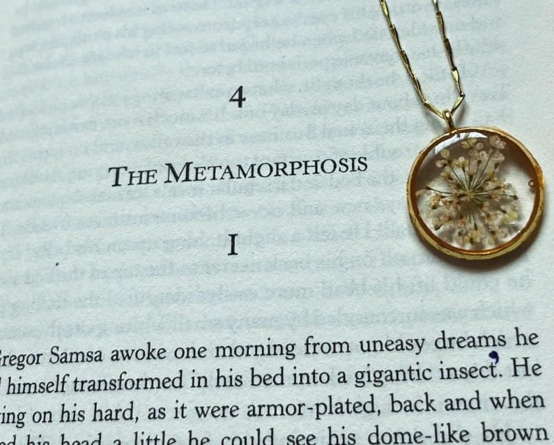 Dried Flower Necklace